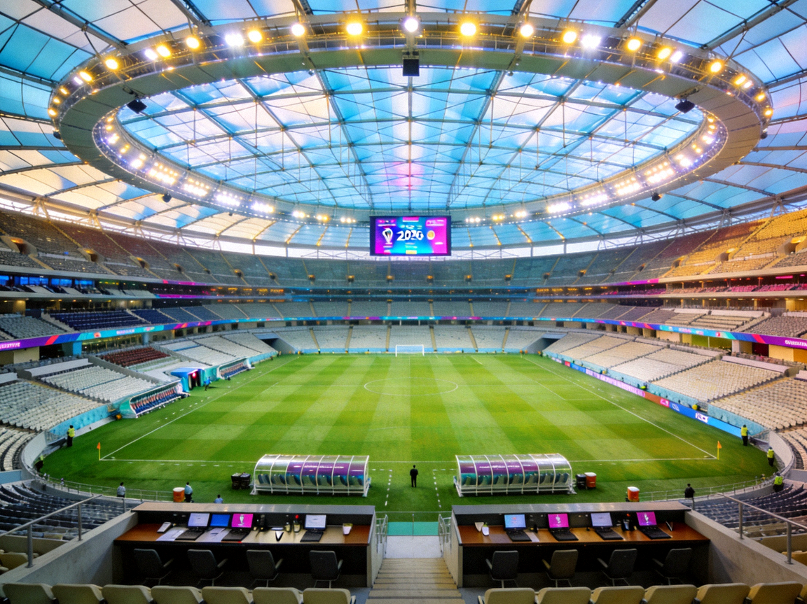 2026世界杯主办场馆大都会体育场内部全景 - 最先进的足球场地